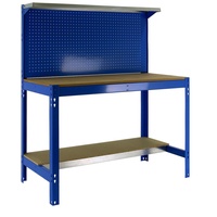 SIMONRACK Werkbank SIMONWORK BT3 1200 blau 121,0 x 61,0 x 144,5 cm,