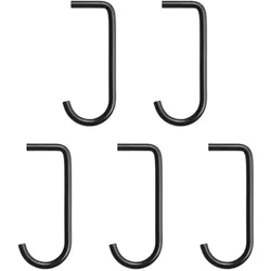 String - Haken für Metallboden, schwarz (5er-Set)