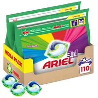 Ariel 3 in 1 Pods, Waschmittel Waschmittel Farbtabletten/Kapseln, 110 Waschgänge (55x2)
