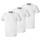 Erima Unisex 3er Pack T-Shirt, Weiß, L