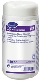 Suma Alcohol Wipes Desinfektionstücher, Gebrauchsfertige Flächendesinfektionstücher zur schnellen Desinfektion, 1 Karton = 12 Dosen à 150 Tücher