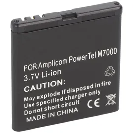 AccuCell Li-Ion-Akku 1000mAh 3.7V für Handy Akku CM504442APR, Amplicom PowerTel M6700, M6700L, M7000