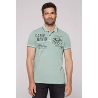 CAMP DAVID Poloshirt aus Baumwolle Gr. XXXL, teal, , 49778638-XXXL