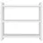 woody fashion Arbeitsplatte Holz 44x40x10 cm weiß