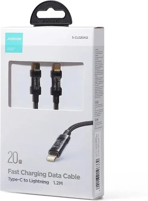 Joyroom S-CL020A12 Schwarz Lightning / USB-C PD Kabel 20W 1,2m