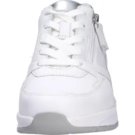 Gabor Sneaker Low Damen Weiß/Silber 41