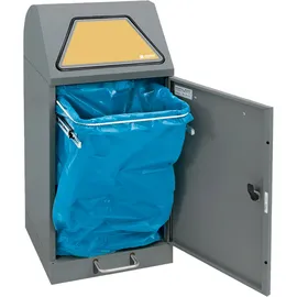 stumpf metall Sortsystem Modul Vario 60 graualu struktur ProSlide System 60 Liter Trethebel