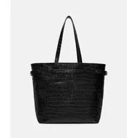 Liebeskind Berlin - Große Schultertasche aus Leder in Kroko-Optik