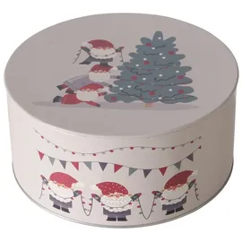 Boltze Dosen zur Aufbewahrung MONTI Ø 16-20 cm 2-tlg. beige