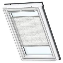 VELUX Plissee Dekor Klassik Weiß 1256 Faltstore, MK04 1256K (Farbe: - 1256K, Farbe Schiene: Premium