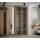 möbel kryspol Schwebetürenschrank Dakota 110 x 235,2 x 60 cm Schwarz