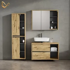 livinity® Vomano 3-tlg. Artisan-Eiche