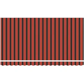 vidaXL Markise einziehbar 400 x 200 cm schwarz