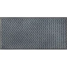 Wash+Dry Fußmatte Duo Denim, 35x75cm, innen und außen, waschbar,
