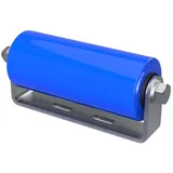 SUPROD Auffahrrampe Polyurethan Seitenrolle mit Halter Sliprolle verzinkt 200 mm, blau blau 200 mm