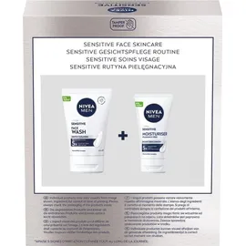 NIVEA MEN Sensitive Gesichtspflege Set Waschgel + Gesichtscreme (50 ml)