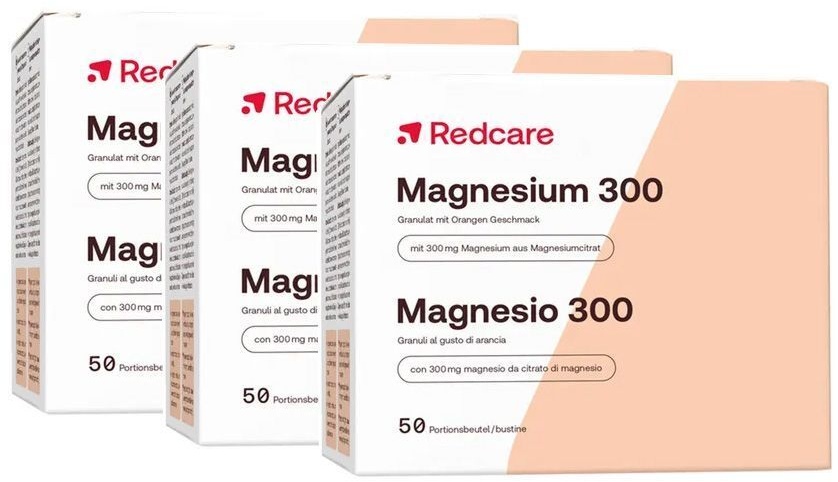 Redcare Magnesium 300 3er-Pack 3x300 g Trinkgranulat