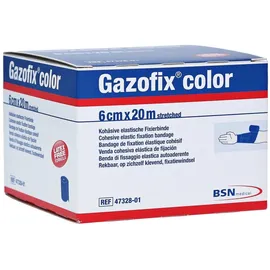 BSN Medical Gazofix color Fixierbinde kohäsiv 6 cmx20 m blau 20m x 6cm