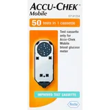 Roche Accu Chek 4026324 Teststreifen Mobile Testkassetten, 50 Stück