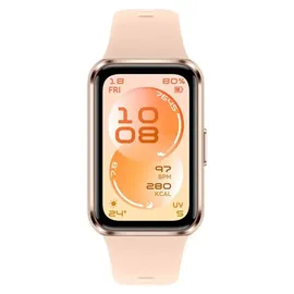 Huawei Band 11 Beige 28,2 mm Aluminiumgehäuse Fluorelastomerarmband Beige