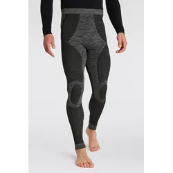 Heatkeeper Thermounterhose »Long John«, TOG Rating 2.8, extrem elastisch, feuchtigkeitsregulierend, wärmend Heatkeeper schwarz-meliert-aged XL