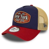 New Era Patch E-Frame Trucker Cap navy