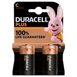 Duracell Plus Alkaline Batterie MN1400 - Leistungsstarke Energie im 2er-Blister