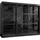 Mirjan24 Kleiderschrank Schwarz, Kunststoff, 4 Schubladen, Rechteckig, 250x203x65 cm, Schlafzimmer, Kleiderschränke