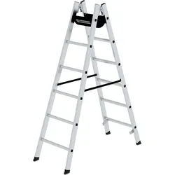 PROREGAL Sprossen-Stehleiter 2x6 Sprossen