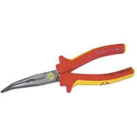 C.K Tools 431015 VDE Spitzzange 45° gebogen 200 mm