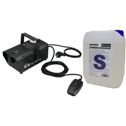 EUROLITE N-10 Nebelmaschine schwarz Party-Nebelmaschine + 5 Liter Standard Fluid