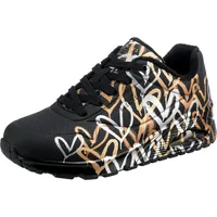 SKECHERS Uno - Metallic Love black/gold 41