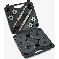 Hantelset Krafttraining 20 kg schwarz ......