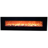 Sined - Elektrischer Wandkamin Stelvio Cm 128x55x14 Caminetto Parete Stelvio