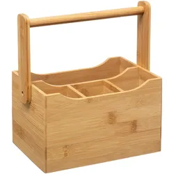 FIVE - Utensilien-Organizer aus Bambus, 20,5 x 14 x 24 cm