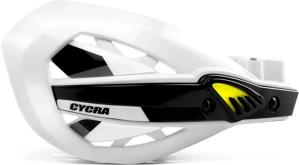 Cycra Eclipse Perch Mount, protège-mains - Blanc/Noir