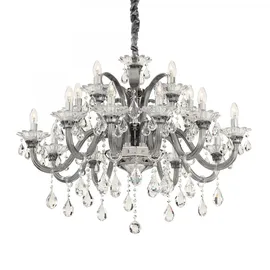Ideal Lux Kronleuchter COLOSSAL SP15, 15-flammig, E14, grau IDEA-081526