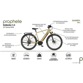 Prophete Entdecker 3.4 28 Zoll RH 54 cm Beige