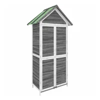 vidaXL Geräteschrank 0,89 x 0,53 m Grau