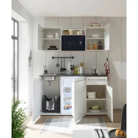 BASIC by Balculina Küchenzeile Jazz 160 cm weiß