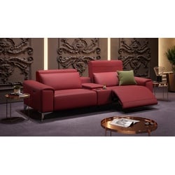 Designer Couch Leder 2-Sitzer Kinosofa BELLA Relaxsofa