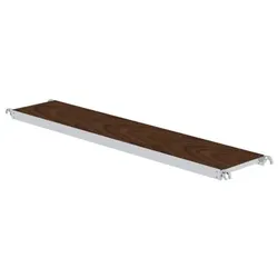 Plattform 3000mm geschlossen, Aluminium-Rahmen 25 kg