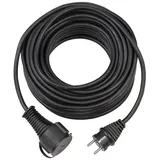 Brennenstuhl Gummi-Verlängerungskabel IP44 10 m schwarz H05RR-F 3G1,5