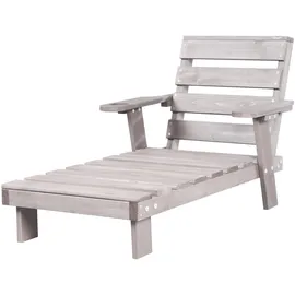roba Gartenliege 85 x 55 x 54 cm Grau