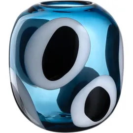 LEONARDO Vase OCCHI BLU (LBH 17.40x22.40x22 cm) - blau - LBH 17.40x22.40x22 cm