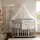 Waldin Babybett OWAL Kinderbett 7in1 mit Matratze, mitwachsendes Kinder-Bett