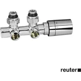 HSK Universal Ventilhahnblock mit Thermostatkopf chrom 890829