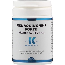 Supplementa GmbH Menaquinone-7 Forte Vitamin K2 180 mcg