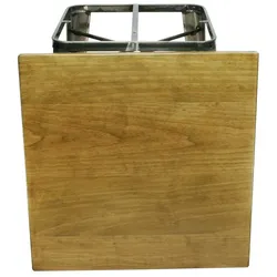 FH Furniture FH Bistrotisch Alex Transparent 70x70 Walnuss