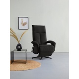 Places of Style TV-Sessel Birkholm, wahlweise manuell, mit zwei Motoren oder mit Akku oder mit 2 Motoren schwarz 74 cm x 112 cm x 82 cm